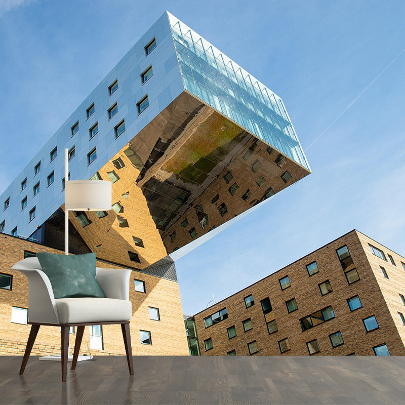 Construction Mural Moisture Resistant Wall Covering for Sitting Room Decoration