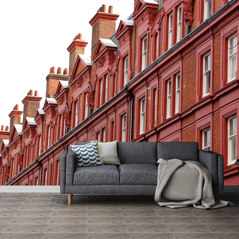 Construction Mural Modern Stain Resistant Decorative Wall Art for Bedroom