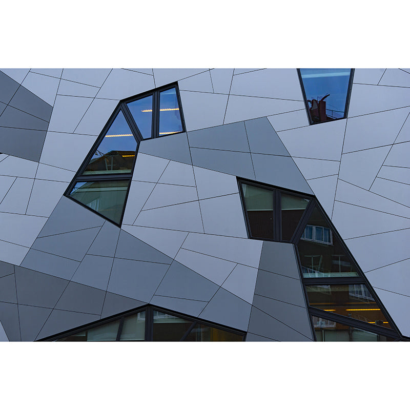 Construction Mural Wallpaper Contemporary Mildew Resistant for Bedroom Decor