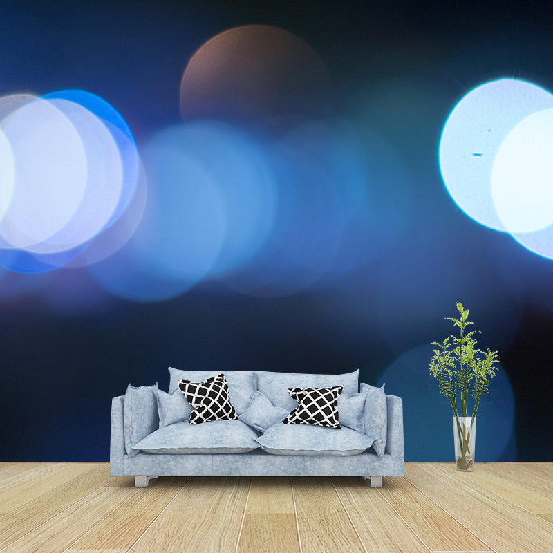 Simple Bokeh Mural Wallpaper Contemporary Wall Covering for Bedroom Decor