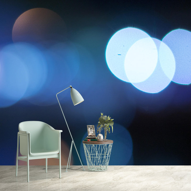 Simple Bokeh Mural Wallpaper Contemporary Wall Covering for Bedroom Decor