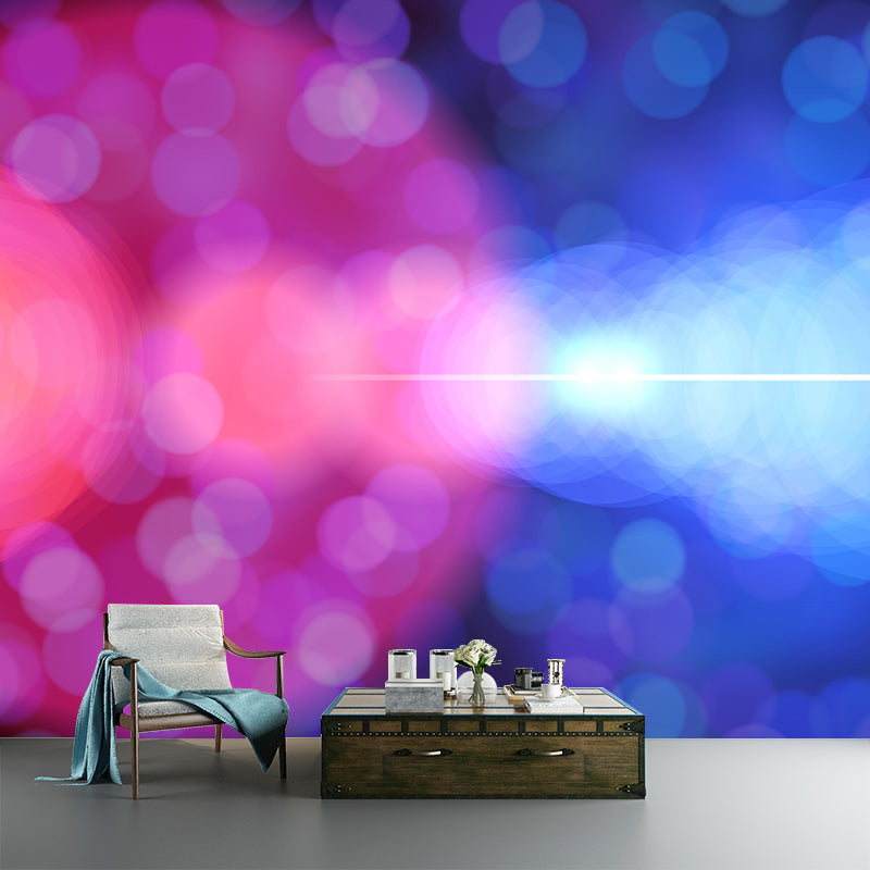 Bokeh Mural Wallpaper Moisture Resistant Wall Covering for Room Decoration