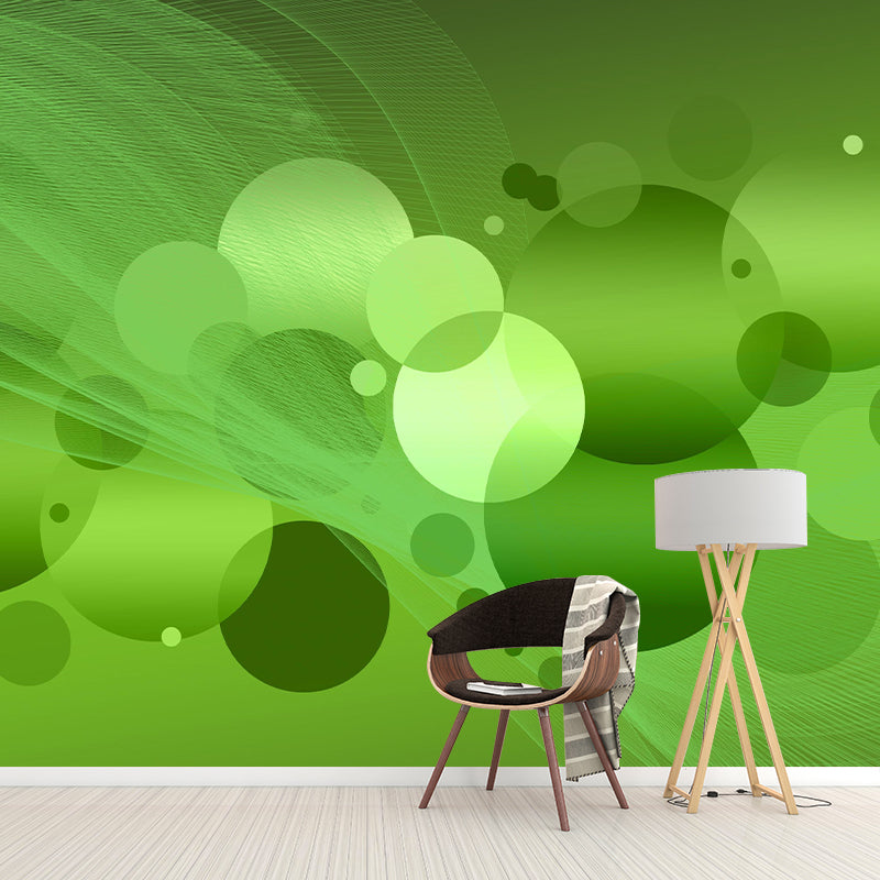 Blurry Pattern Abstraction Mural Wallpaper Mildew Resistant for Sleeping Room Decor