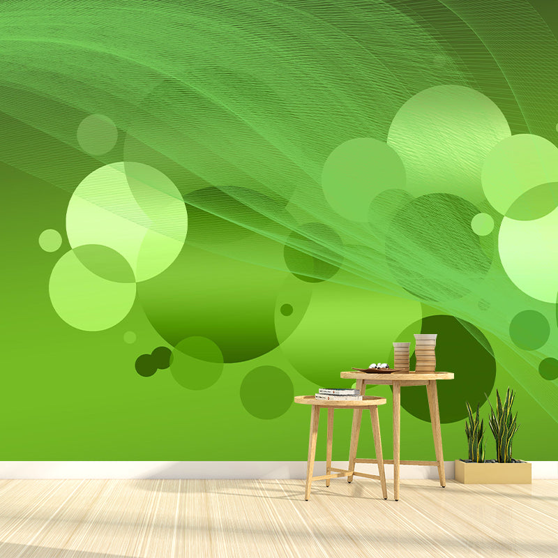 Blurry Pattern Abstraction Mural Wallpaper Mildew Resistant for Sleeping Room Decor