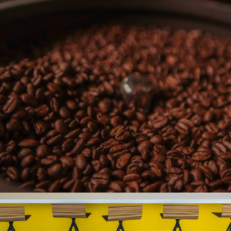 Roasted Coffee Beans Wall Mural for Coffee Shop Waterproofing Mural, Personalized Size Available