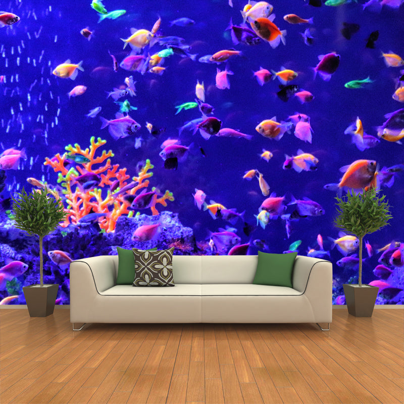 Underwater Scenery Mural Personalized Size Wall Art for Living Room Decoration