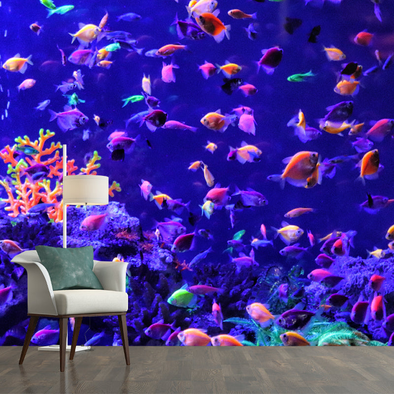 Underwater Scenery Mural Personalized Size Wall Art for Living Room Decoration