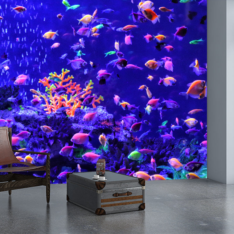 Underwater Scenery Mural Personalized Size Wall Art for Living Room Decoration