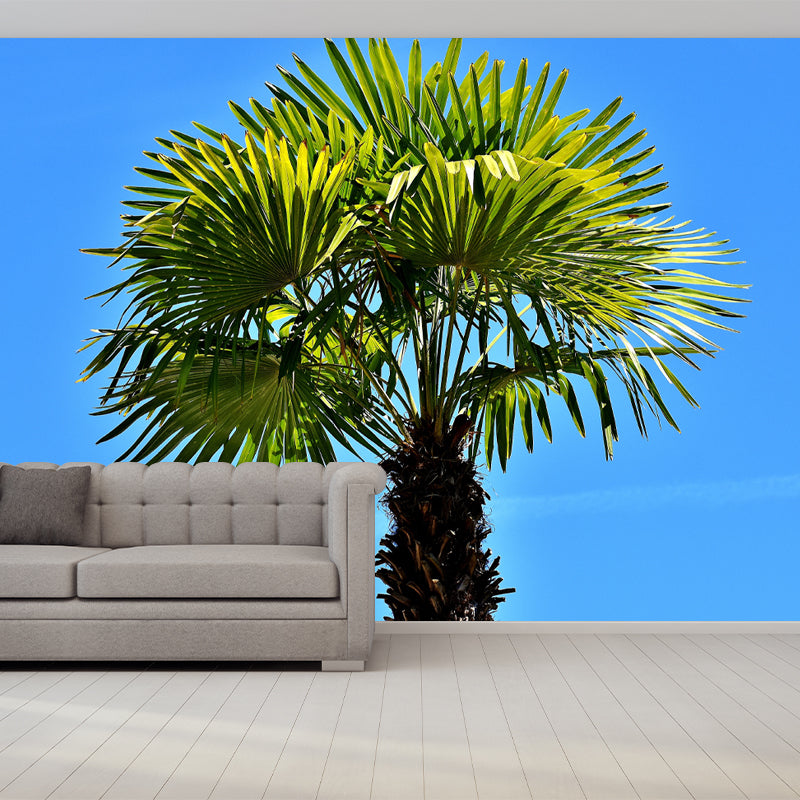 Tropical Palm Tree Personalized Size Wall Covering for Sitting Room Bedroom
