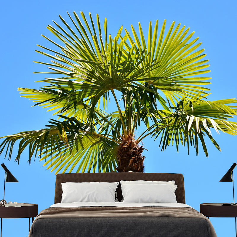 Tropical Palm Tree Personalized Size Wall Covering for Sitting Room Bedroom
