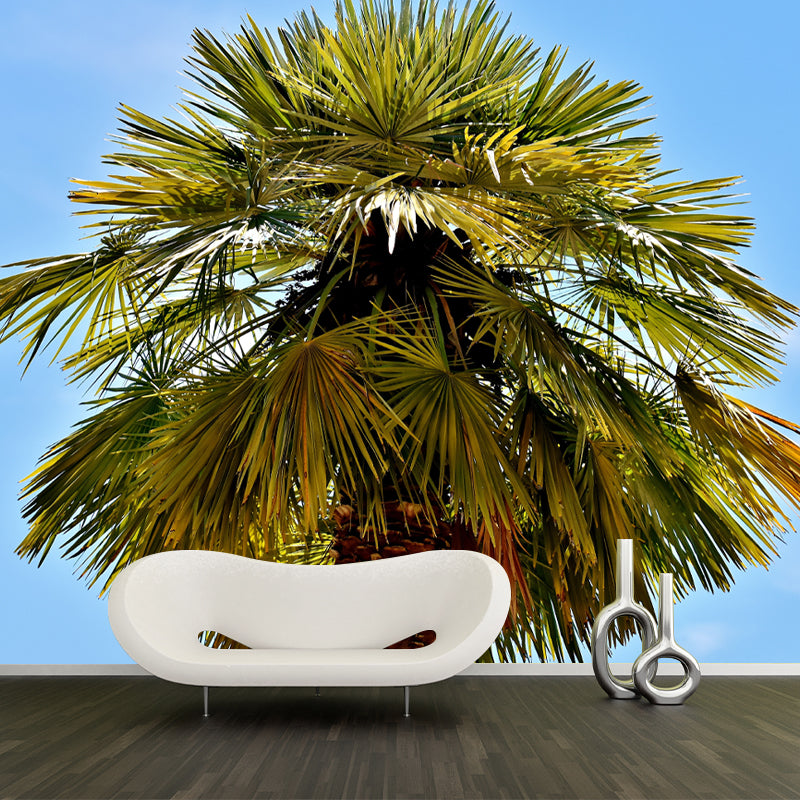 Tropical Palm Tree Personalized Size Wall Covering for Sitting Room Bedroom