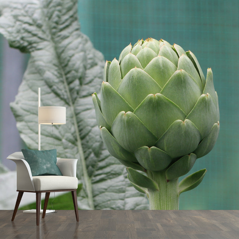 Artichoke Wall Mural for Reading Room Bedroom Decoration, Personalized Size