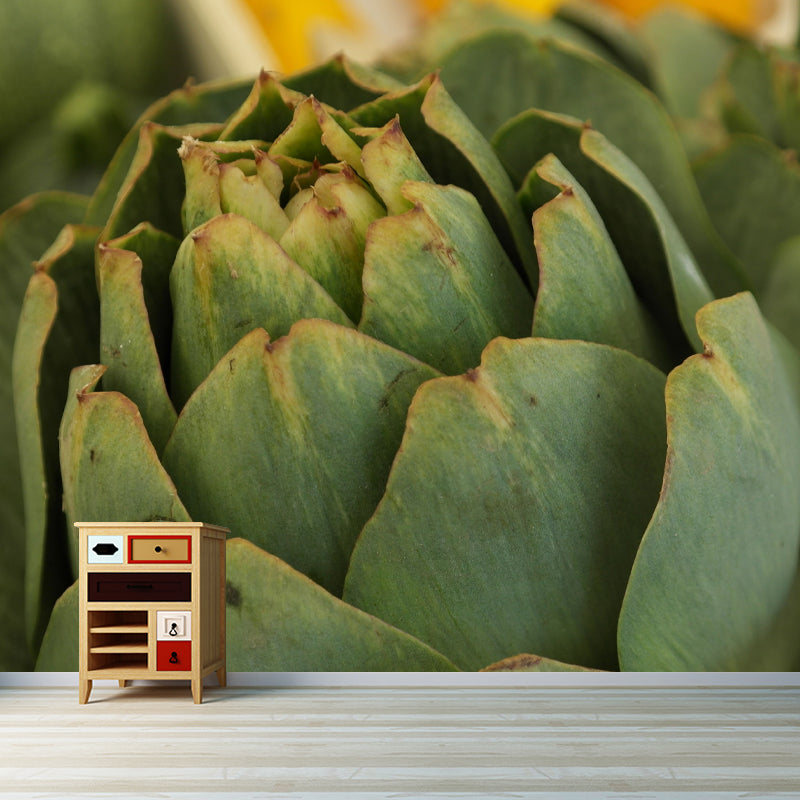 Artichoke Wall Mural for Reading Room Bedroom Decoration, Personalized Size