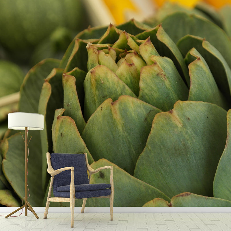 Artichoke Wall Mural for Reading Room Bedroom Decoration, Personalized Size
