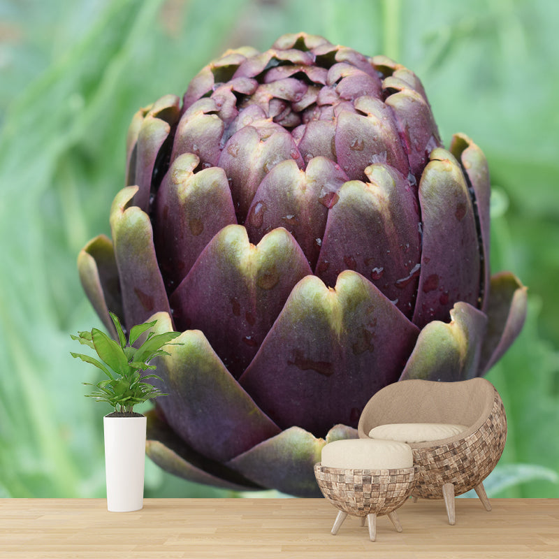 Artichoke Wall Mural for Reading Room Bedroom Decoration, Personalized Size
