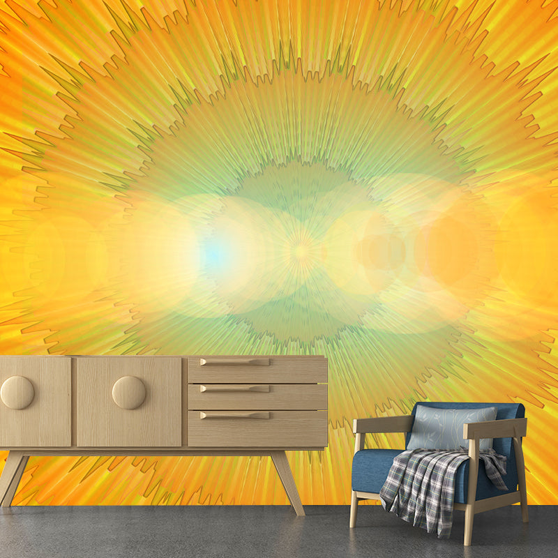 Minimalist Style Abstract Illustration Wall Mural for Bedroom Decoration, Personalized Size