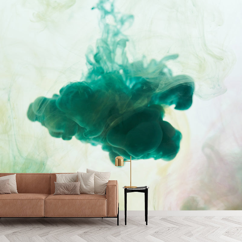 Abstract Illustration Mural Wallpaper for Guest Room Wall Decor, Made to Measure