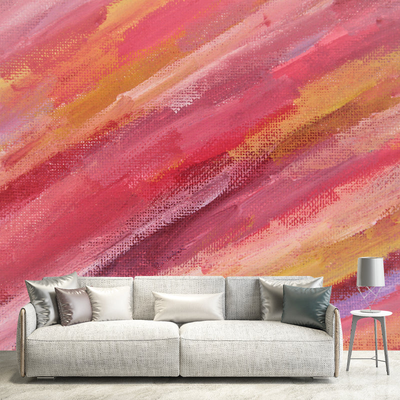 Abstract Illustration Mural Wallpaper for Guest Room Wall Decor, Made to Measure