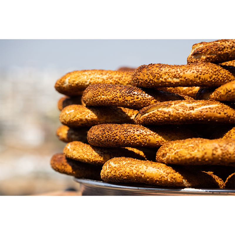 Sweet Bagels Dessert Mural Commercial Use Contemporary Dessert Shop for Decoration