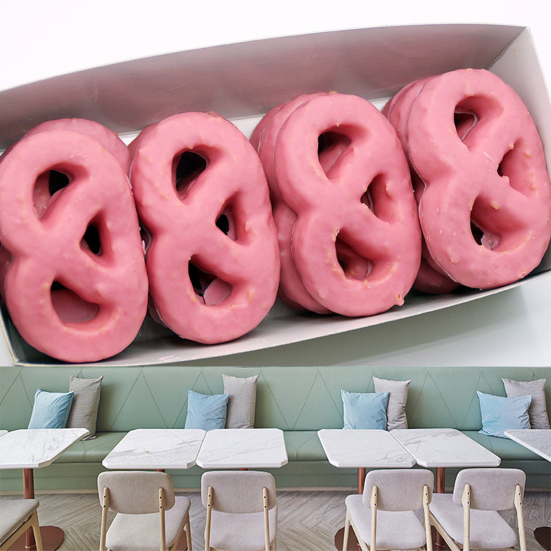 Exquisite Dim Sum Desserts Mural Wallpaper Mildew Resistant Cake Shop Wall Decor