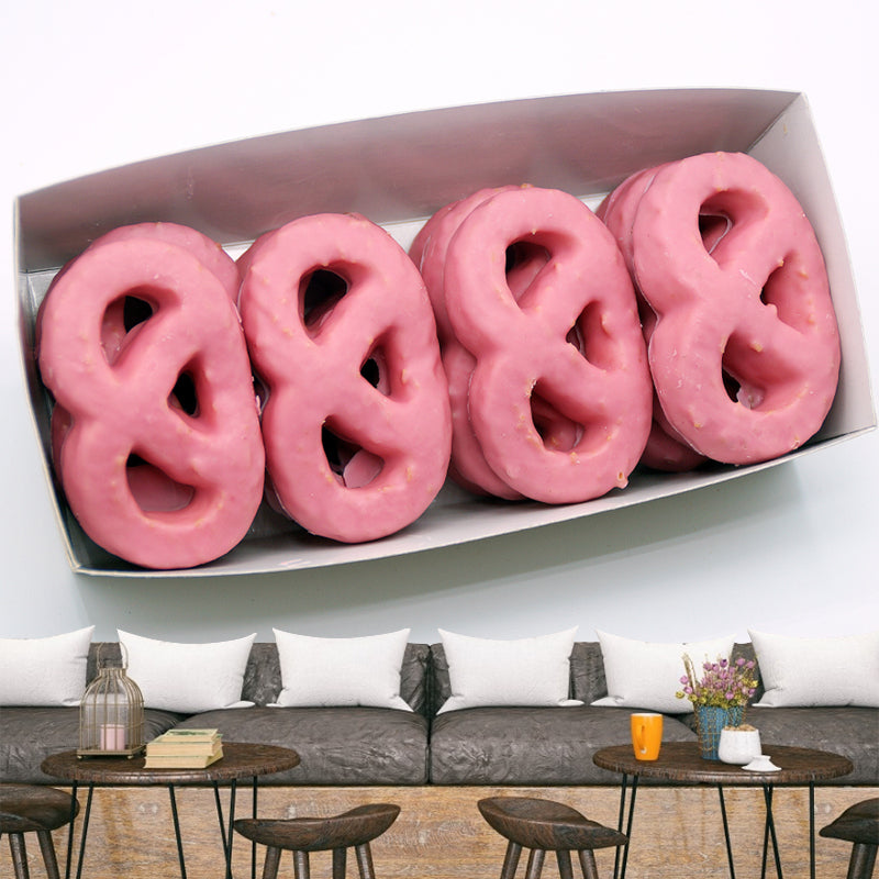 Exquisite Dim Sum Desserts Mural Wallpaper Mildew Resistant Cake Shop Wall Decor