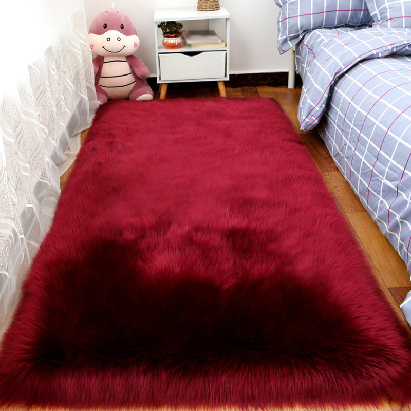 Leisure Solid Color alfombra moderna alfombra de poliéster Área resistente a la alfombra Alfombra para sala de estar