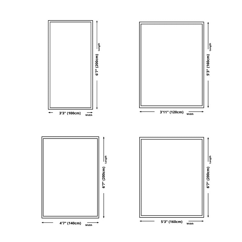 Traditioneller Medaillon -Druckteppich Polyester Teppichfleckfest -Resistant Area Teppich für die Heimdekoration
