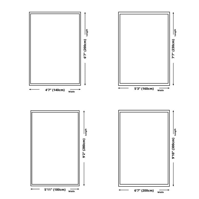 Red Olden Area Rug Graphic Indoor Rug Non-Slip Backing Rug for Living Room