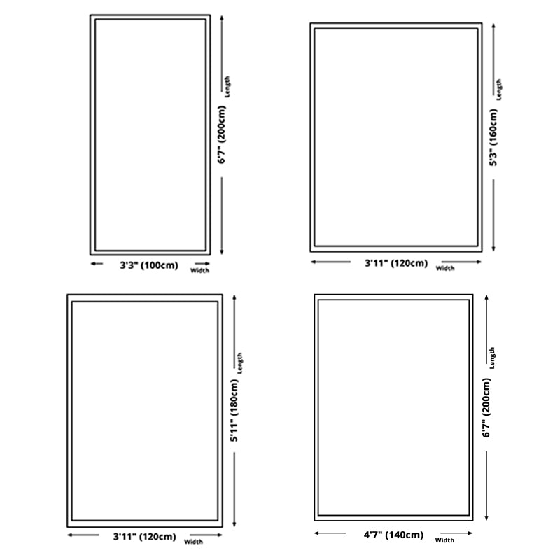 Retro Medallion Pattern Carpet Polyester Area Rug Non-Slip Backing Indoor Carpet for Living Room