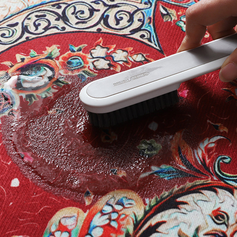 Contemporary Area Carpet European Flower Pattern Indoor Rug Non-Slip Backing Carpet for Home Decor