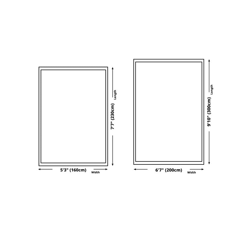 Brown Vinatge Indoor Teppich Mischer abstrakter Graphenteppich Nicht-Rutsch-Backing-Teppich für Wohnzimmer