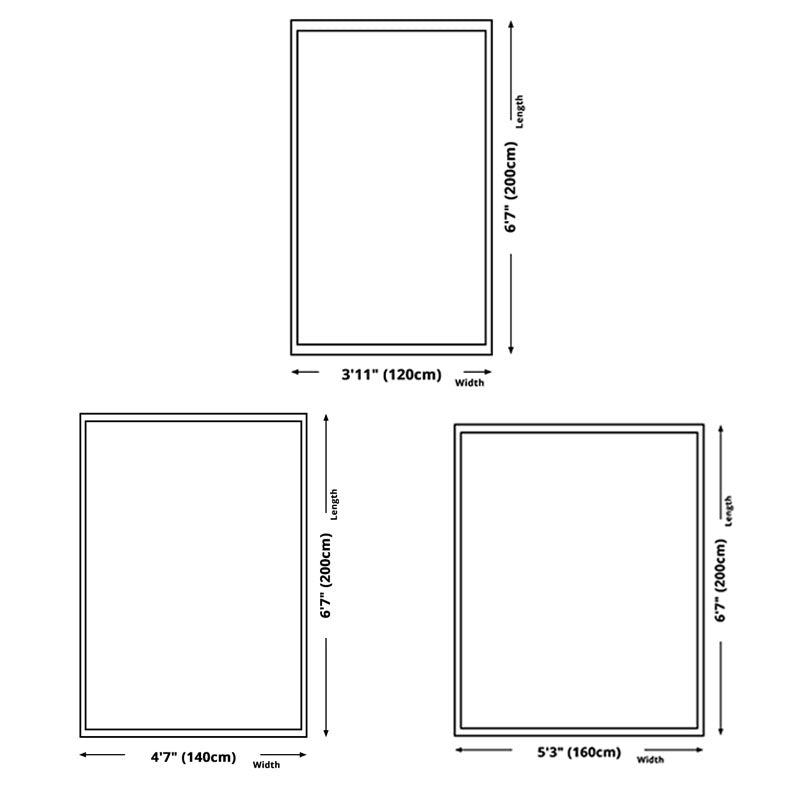 Traditional Border Pattern Rug Polyester Indoor Carpet Non-Slip Backing Area Rug for Living Room