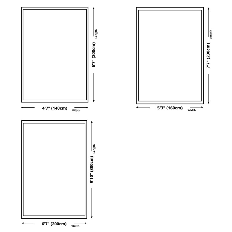 Nostalgia Living Room Carpet Floral Print Rug Polyester Anti-Slip Backing Carpet