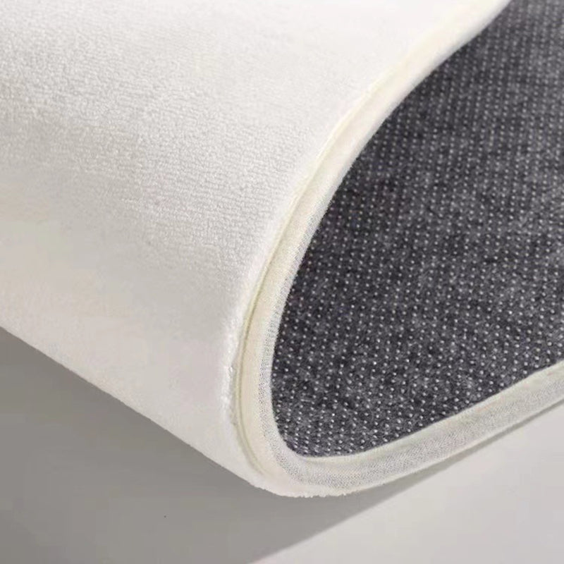 Apricot Modern Carpet Polyester Striped Carpet Washable Carpet for Living Room