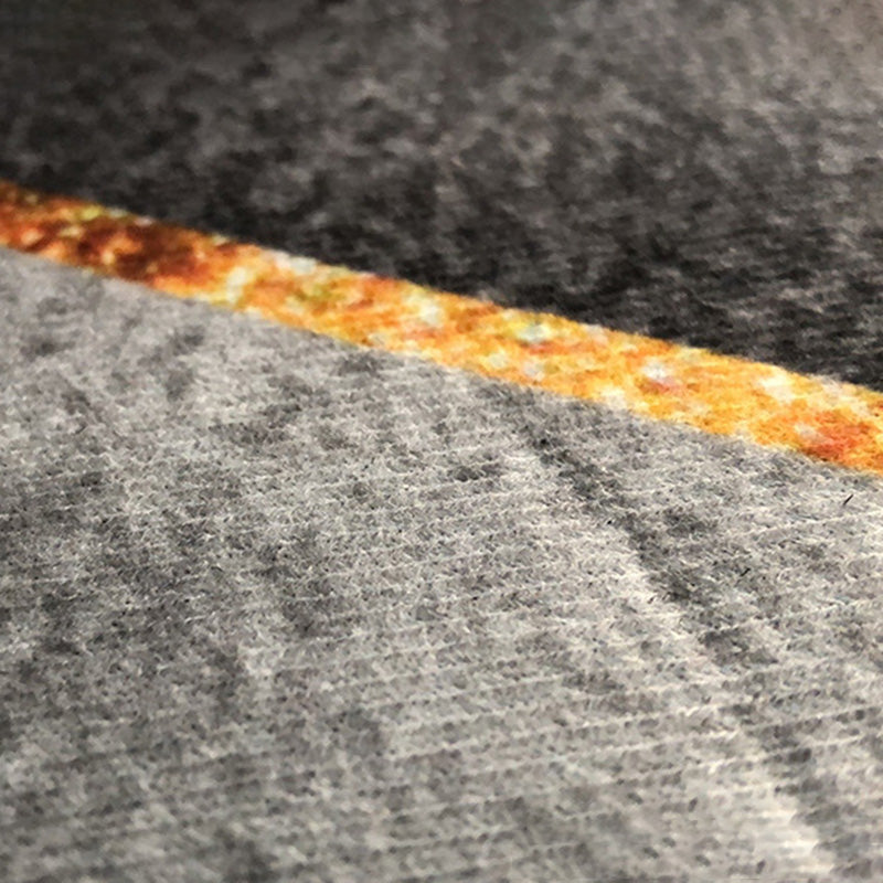 Blauer Vintage Teppich Polyester Rafik Teppich Nicht-Rutsch-Backing Teppich für Wohnzimmer