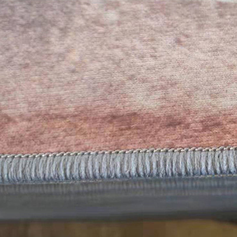 Shabby Chic Medallion Print Rug Polyester Area Rug Stain Resistant Indoor Carpet for Living Room