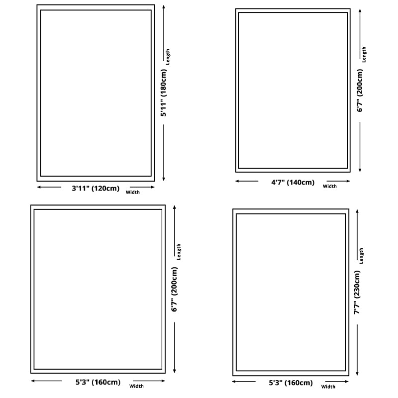 Traditional Medallion Print Carpet Polyester Rug Stain Resistant Indoor Carpet for Living Room