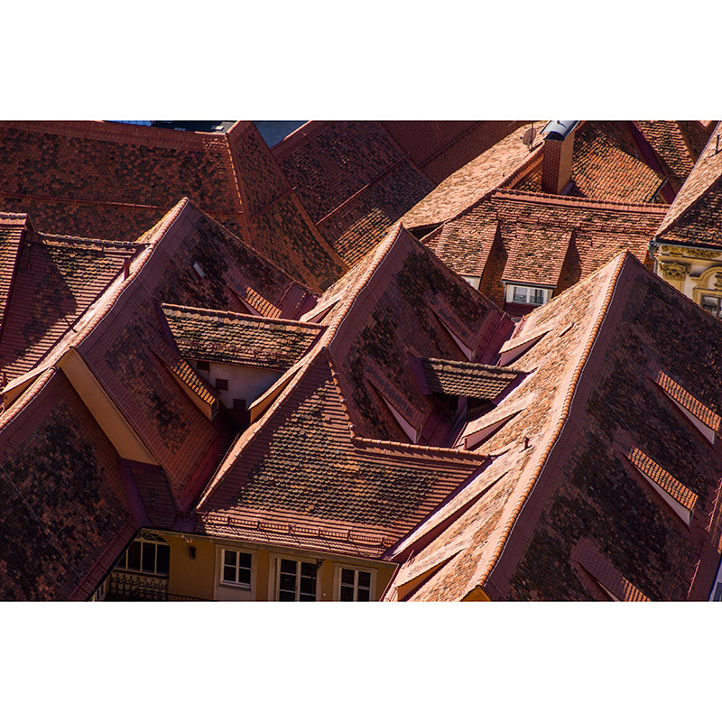 Construction Mural Contemporary Mildew Resistant for Sleeping Room Decor