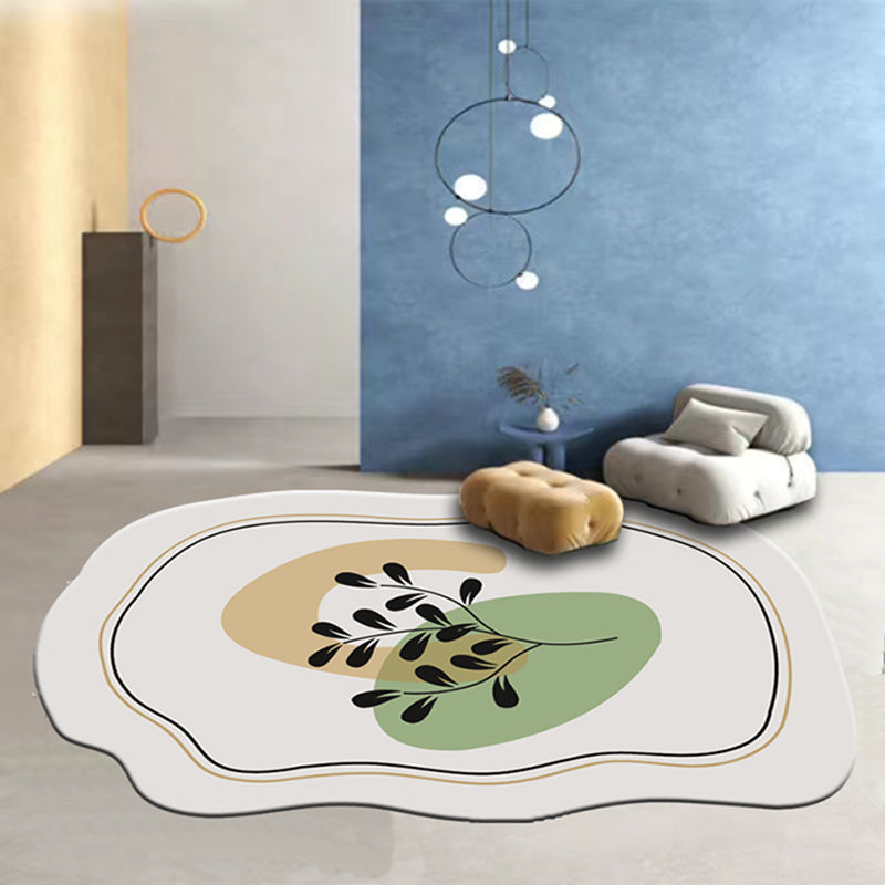 Hellblauer Casual Teppich Blended Line Indoor Teppich nicht rutscher Backing Teppich für Wohnkultur