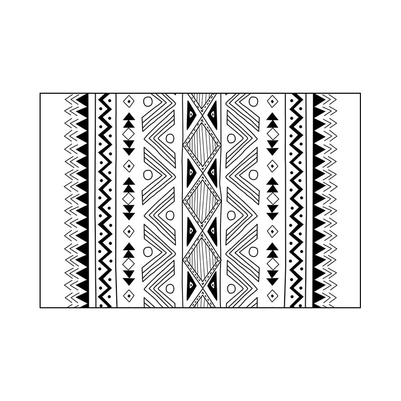 Teppich mit marokkanischem Südwesten-Print, Polyester-Teppich, rutschfester Teppich für das Wohnzimmer