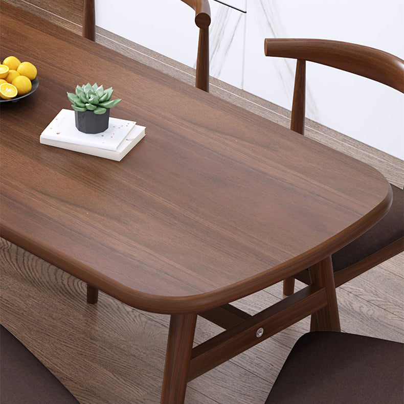 Modern Kitchen Wood Furniture of Standard Height Formal Dining Room Table Set