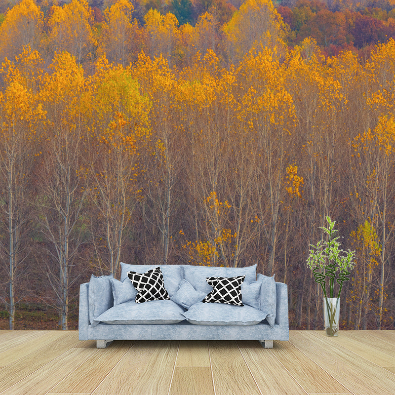 Modern Forest Trees Wall Covering for Home Wall Decor, Moisture Resistant