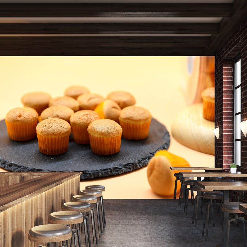 Delicious Cake Dessert Mural Wallpaper Modern Decoration, Custom Size Available