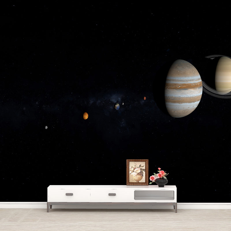 Cosmos Space Mural Personalized Size Wall Covering for Sleeping Room, Water Resistant