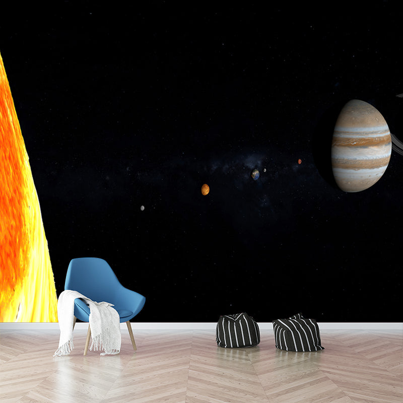 Cosmos Space Mural Personalized Size Wall Covering for Sleeping Room, Water Resistant