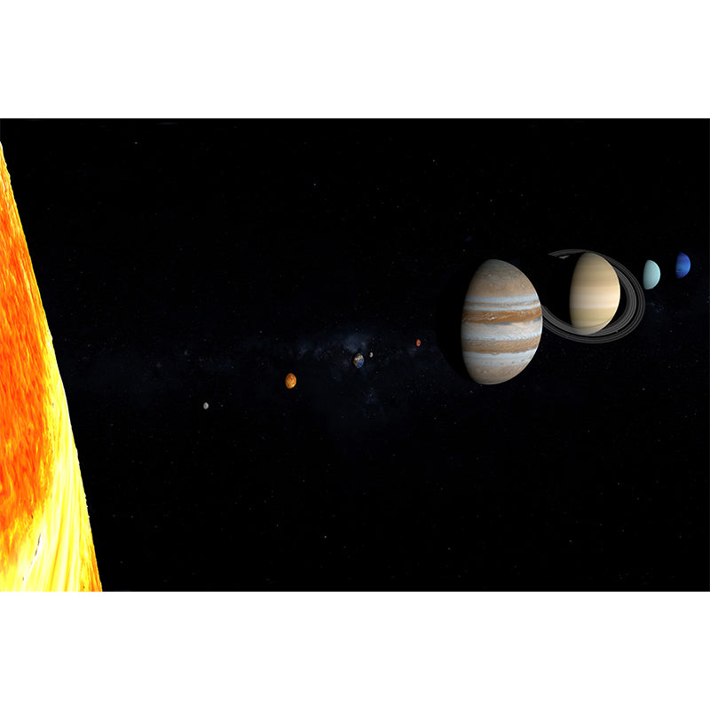 Cosmos Space Mural Personalized Size Wall Covering for Sleeping Room, Water Resistant