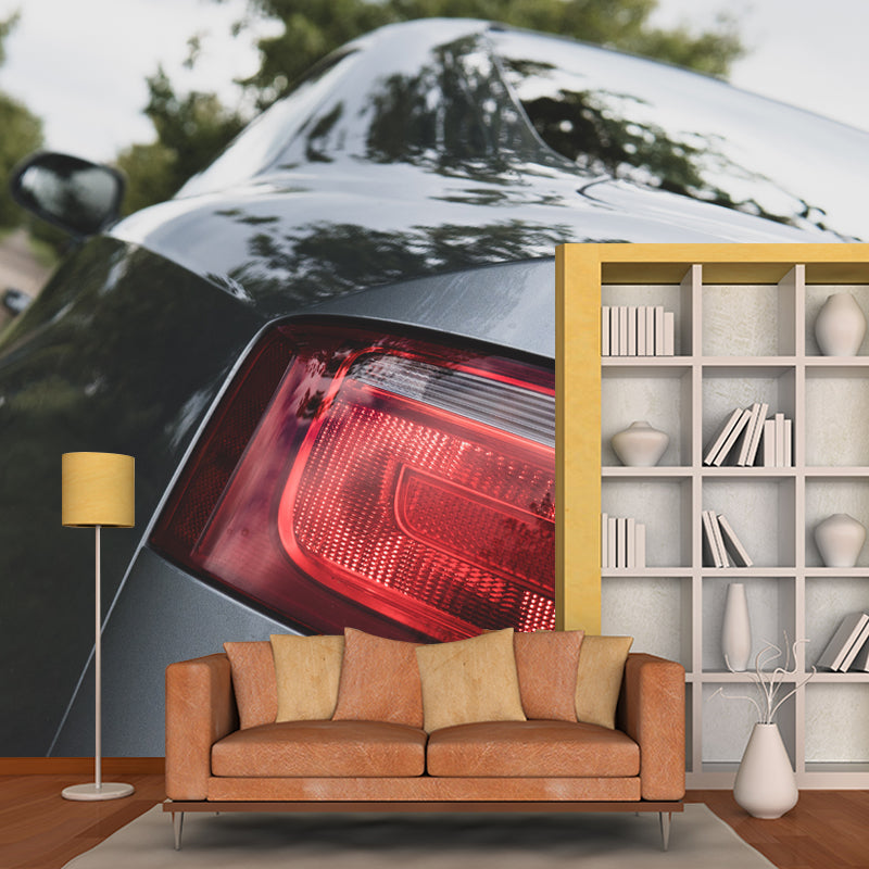 Car Transportation Mural Stain Resistant Living Room Wall Decor, Made to Measure