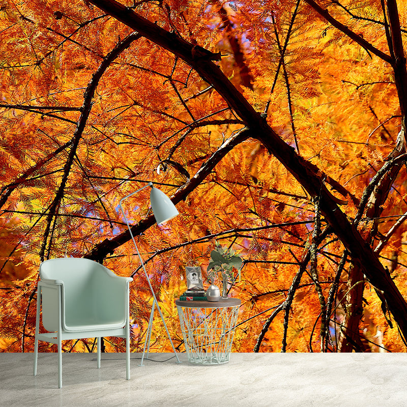 Mildew Resistant Forest Mural Wall Covering Decorative for Wall Decor