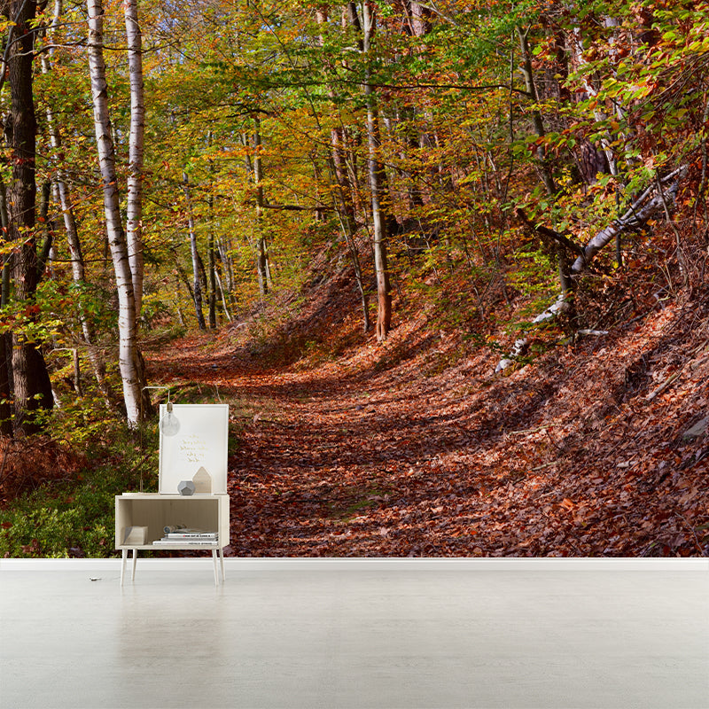 Customized Forest Mural Wall Covering Decorative Mildew Resistant for Decoration