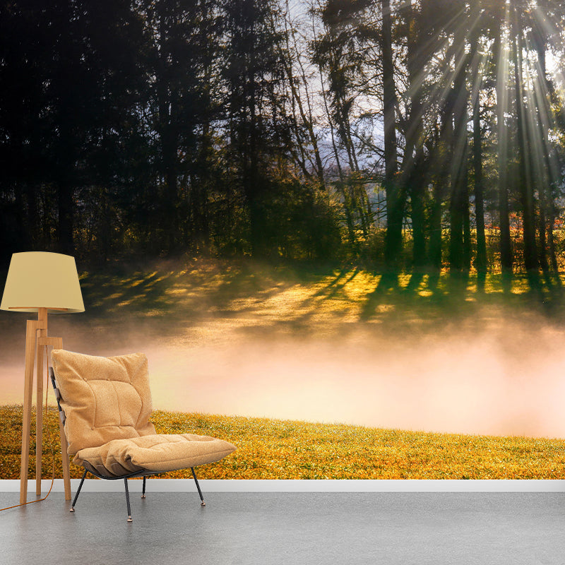 Customized Forest Mural Wall Covering Decorative Mildew Resistant for Bedroom